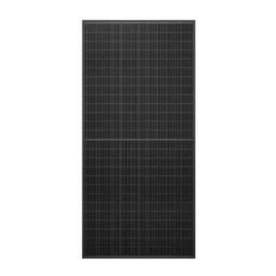 Giá hợp lý cho tấm pin mặt trời đơn kính 605-635W toàn màu đen