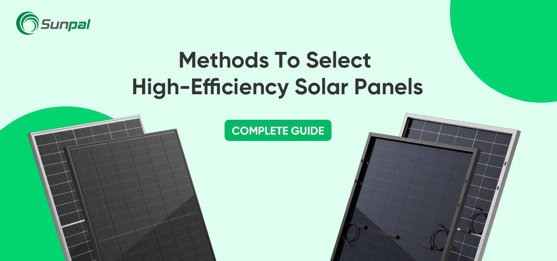 Cách chọn tấm pin mặt trời hiệu suất cao: Hướng dẫn dành cho người mua